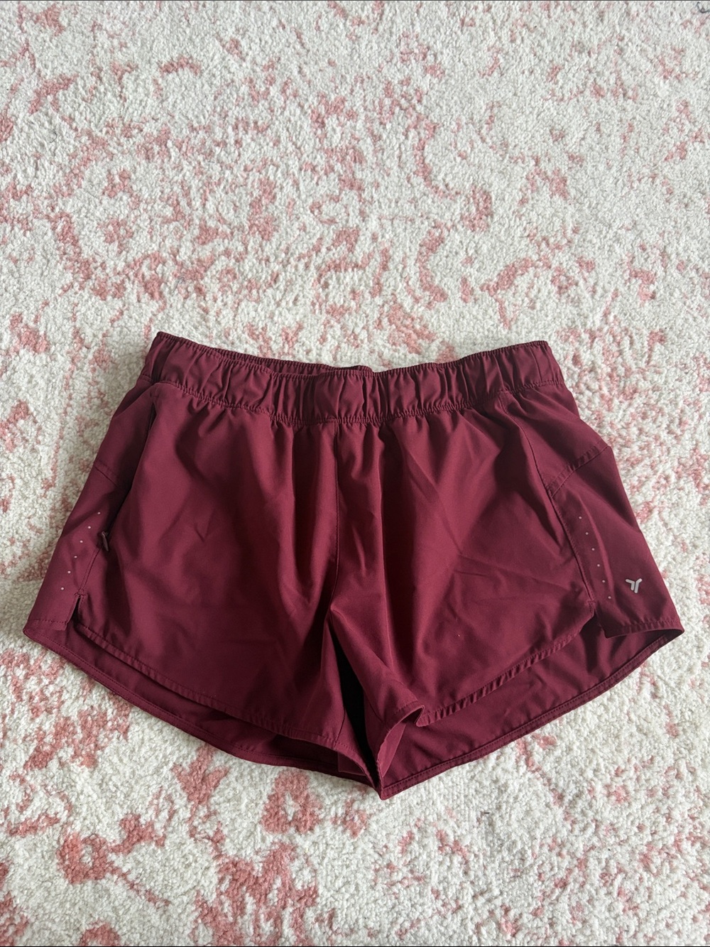 Old Navy Burgundy Athletic Running Shorts